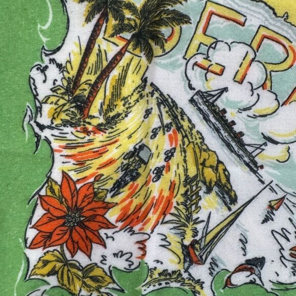 Green Bermuda Map Bandana - Picture 8 of 8